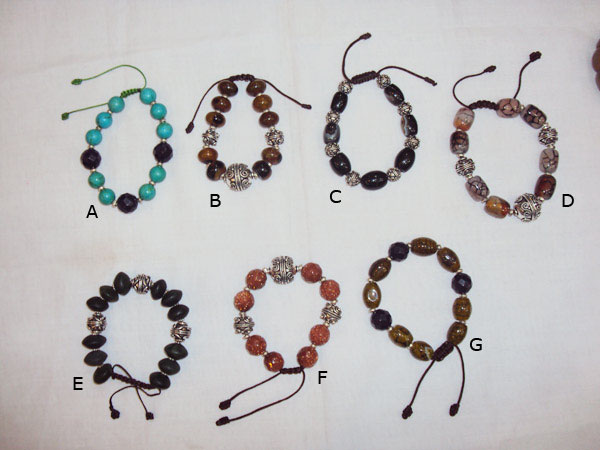 Tibetan Fashion Jewelry - Bracelets with various Beads